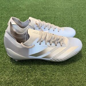 Adidas Adizero Electric + 2 Silver Metallic Football Cleats IH5978 Men Size 12.5